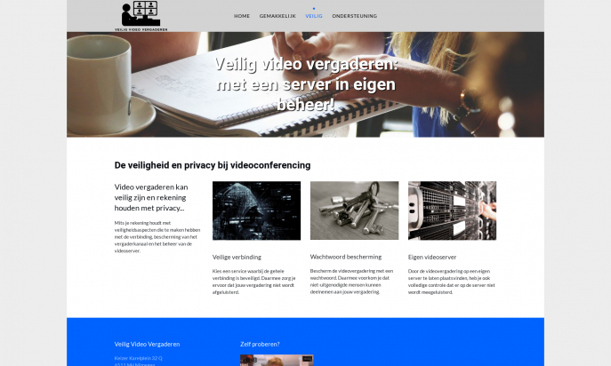 Veilig Video Vergaderen by Peter Martin