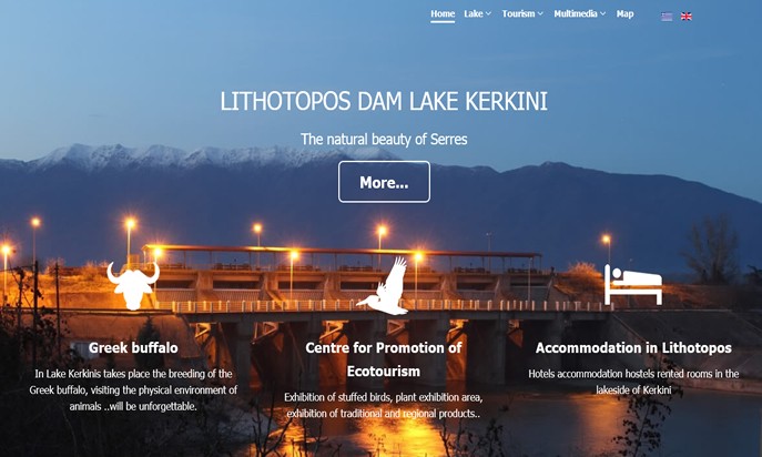 LITHOTOPOS DAM LAKE KERKINI by KKapodistrias