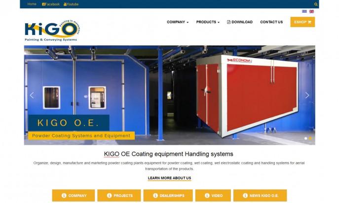 KIGO OE Coating equipment Handling systems by KKapodistrias