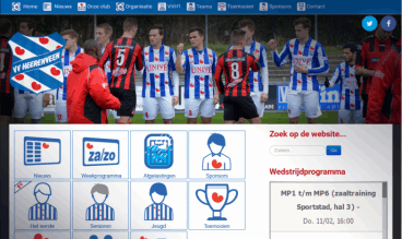 Soccer team VV Heerenveen by Peter Wouda Noordoost