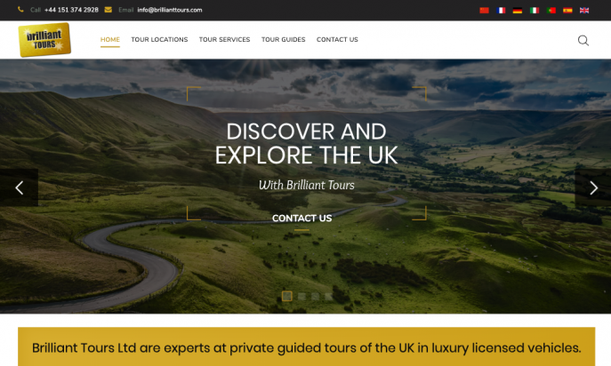 Brilliant Tours by ConCom Web Design