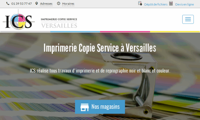 ICS78 - Imprimerie Copie Service à Versailles by Titchag'Création