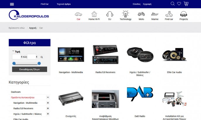 Kalogeropoulos Eshop by Centiva Software Solutions