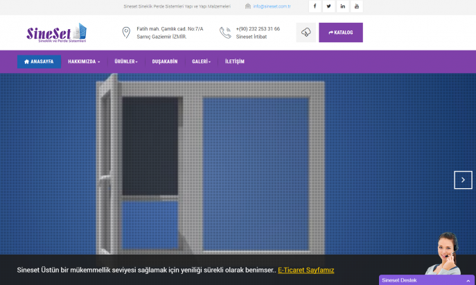 Sineset Flyscreen Systems by GuneyDesign Web Studio