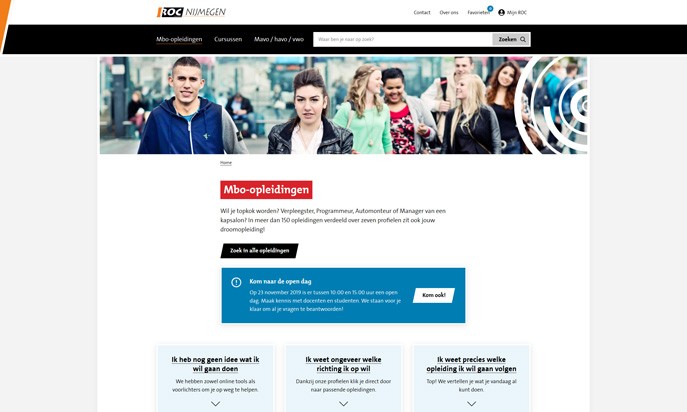 ROC Nijmegen - Education by Perfect Web Team