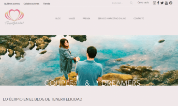 Tenerifelicidad Travel bloggers couple by Tenerifelicidad