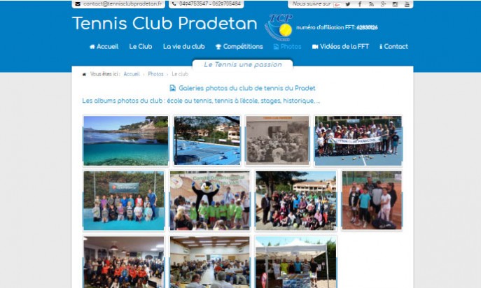 The Tennis Club Pradetan association in the Var by Easy Connect 83