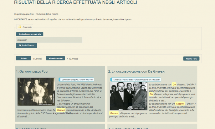 Giulio Andreotti Official Site by Stefano Pascucci