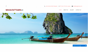 Bangkok Tours - Thailand Tourism Company by DELHI WEBSITE STUDIO