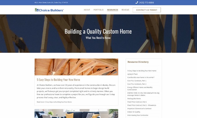 Choice Builders by Maven Design Studio