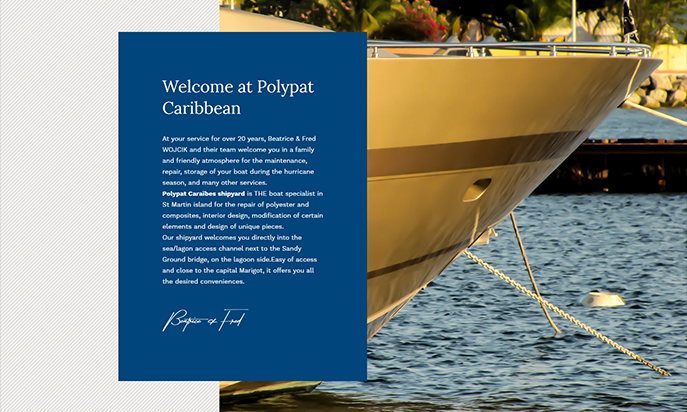 Polypat Boatyard, the reference in Saint Martin by IDIMweb