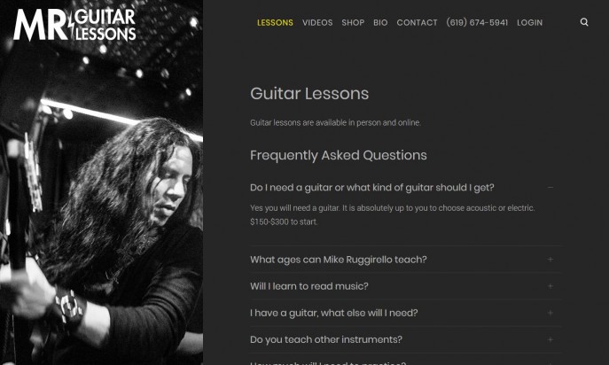 MRGuitarLessons.com by CreativeSights