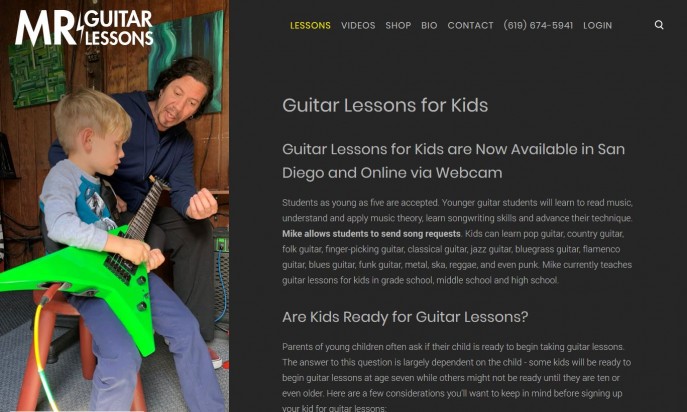 MRGuitarLessons.com by CreativeSights