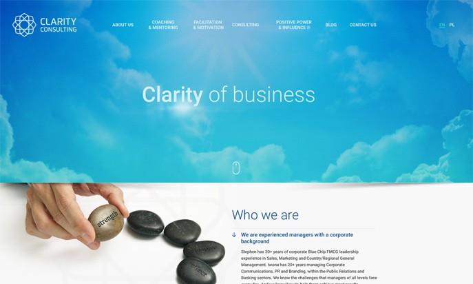 Clarity Consulting by Jacek Nadolny - StudioAlfa Joomla Webdesign