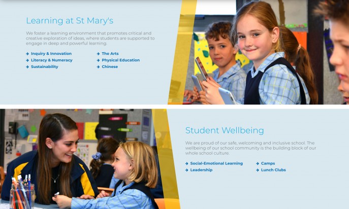 St Mary’s Primary School by Mity Digital