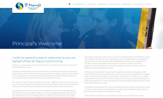 St Mary’s Primary School by Mity Digital