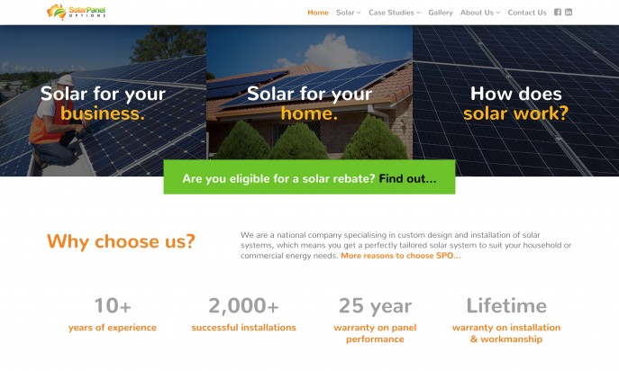 Solar Panel Options by Mity Digital