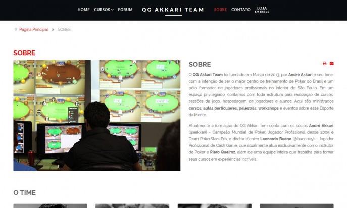 QG Akkari Team - Best course of Poker in Brazil by Big4Web