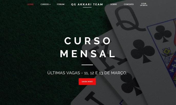 QG Akkari Team - Best course of Poker in Brazil by Big4Web